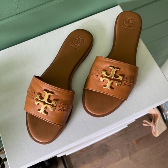 Tory Burch Shoes - ELEANOR SLIDE Tory Burch IN TAN